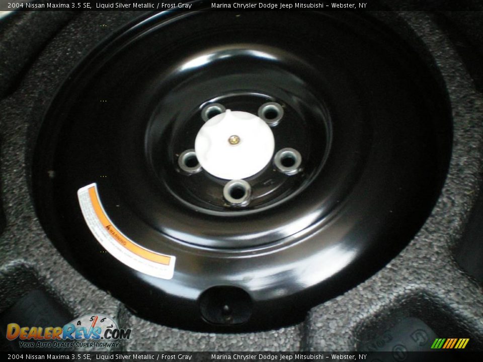 2004 Nissan Maxima 3.5 SE Liquid Silver Metallic / Frost Gray Photo #14