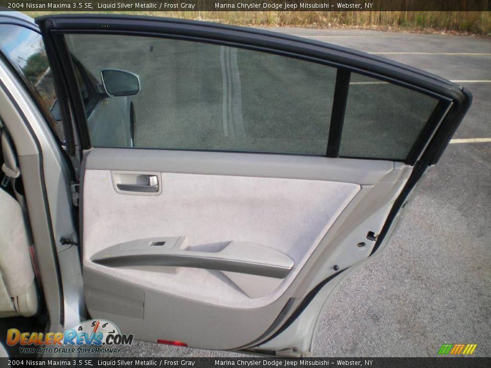 2004 Nissan Maxima 3.5 SE Liquid Silver Metallic / Frost Gray Photo #15