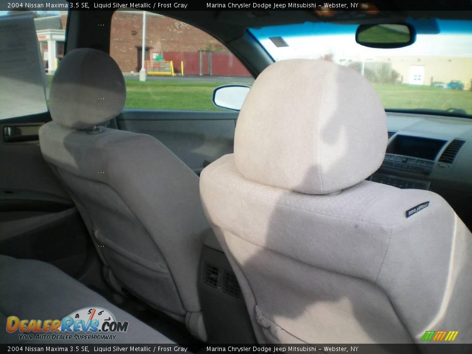 2004 Nissan Maxima 3.5 SE Liquid Silver Metallic / Frost Gray Photo #16
