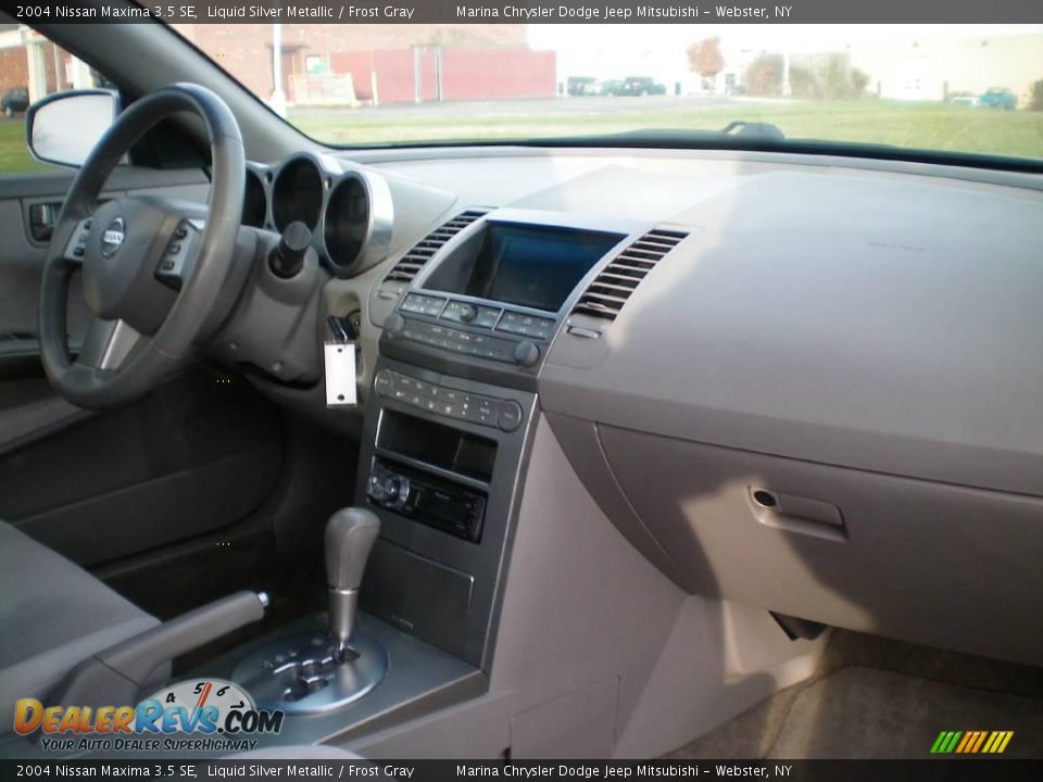 2004 Nissan Maxima 3.5 SE Liquid Silver Metallic / Frost Gray Photo #18