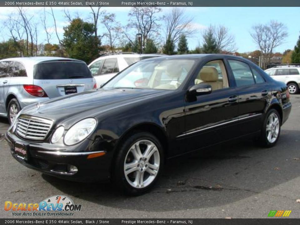 2006 Mercedes-Benz E 350 4Matic Sedan Black / Stone Photo #1