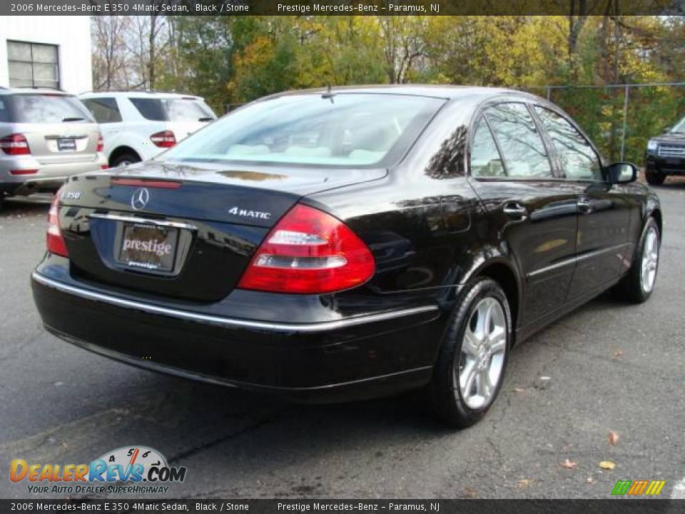 2006 Mercedes-Benz E 350 4Matic Sedan Black / Stone Photo #4