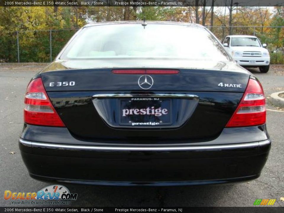 2006 Mercedes-Benz E 350 4Matic Sedan Black / Stone Photo #5