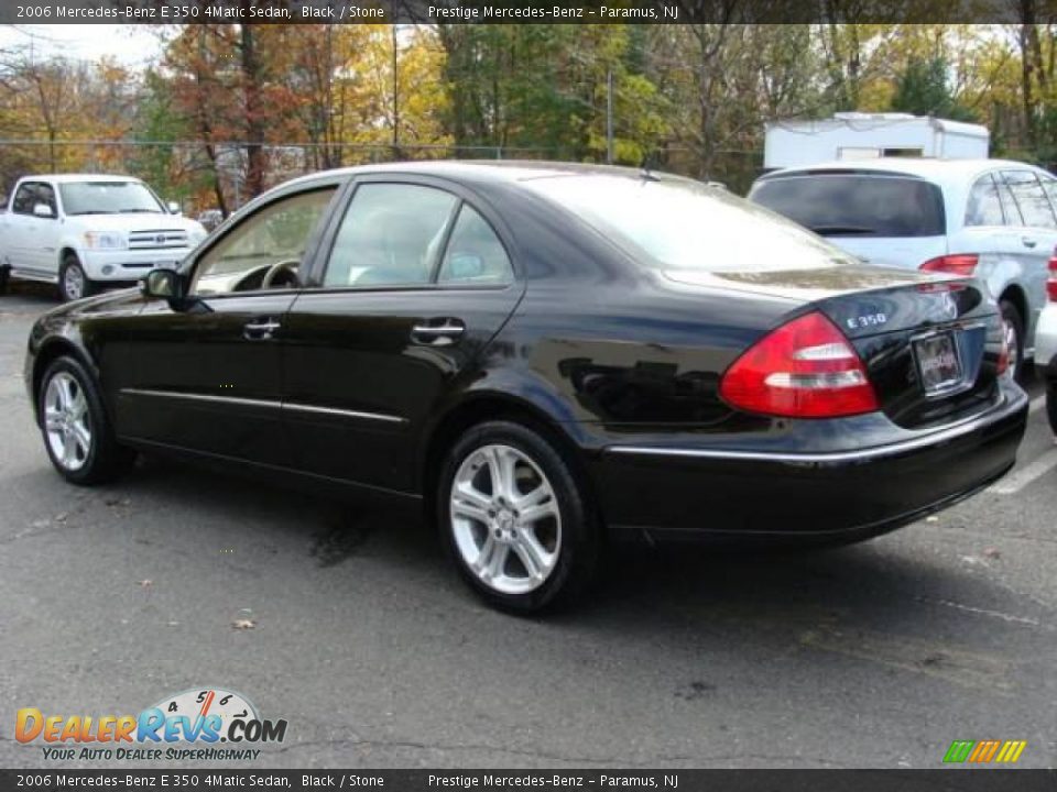 2006 Mercedes-Benz E 350 4Matic Sedan Black / Stone Photo #6