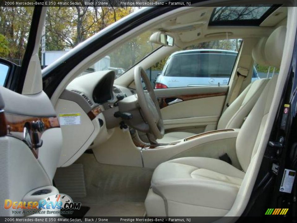 2006 Mercedes-Benz E 350 4Matic Sedan Black / Stone Photo #8