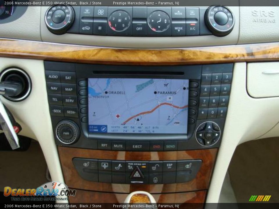 2006 Mercedes-Benz E 350 4Matic Sedan Black / Stone Photo #12