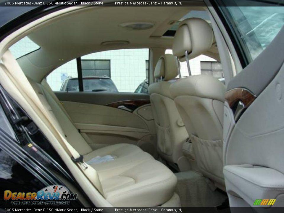 2006 Mercedes-Benz E 350 4Matic Sedan Black / Stone Photo #13