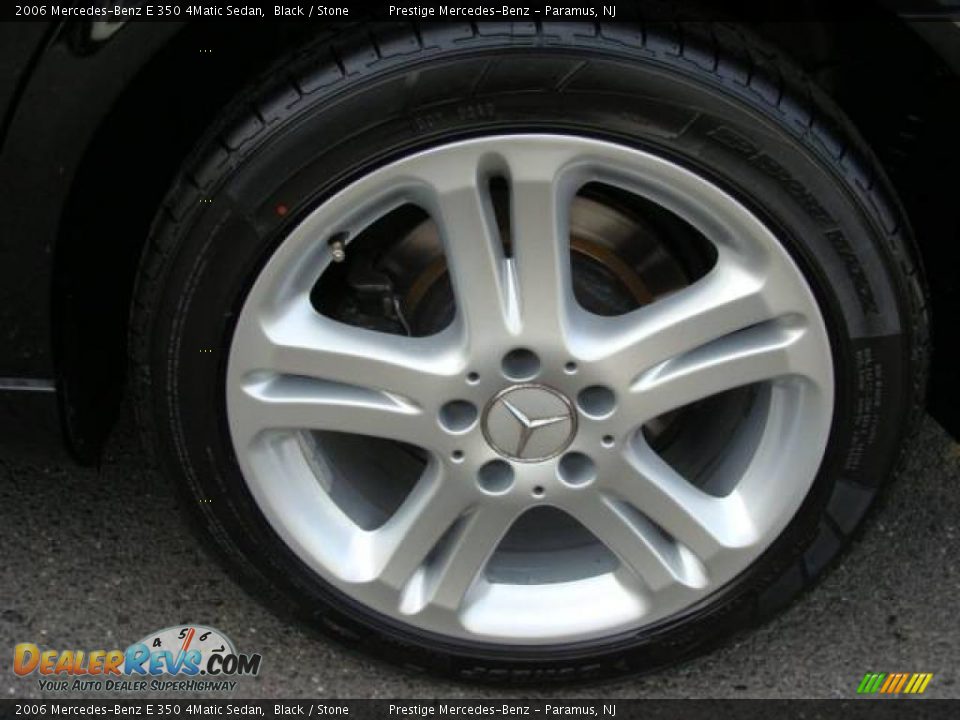 2006 Mercedes-Benz E 350 4Matic Sedan Black / Stone Photo #15