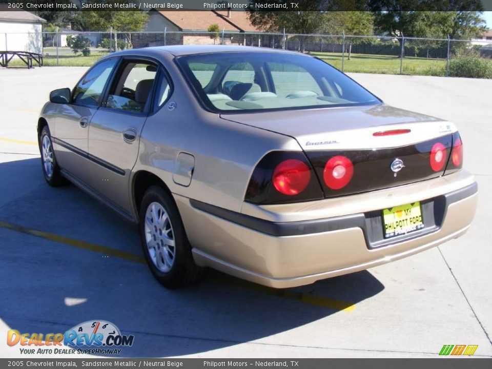 2005 Chevrolet Impala Sandstone Metallic / Neutral Beige Photo #5