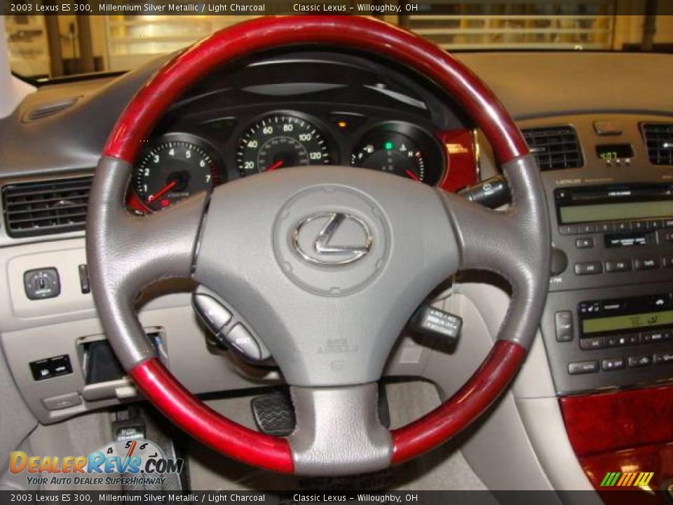 2003 Lexus ES 300 Millennium Silver Metallic / Light Charcoal Photo #12