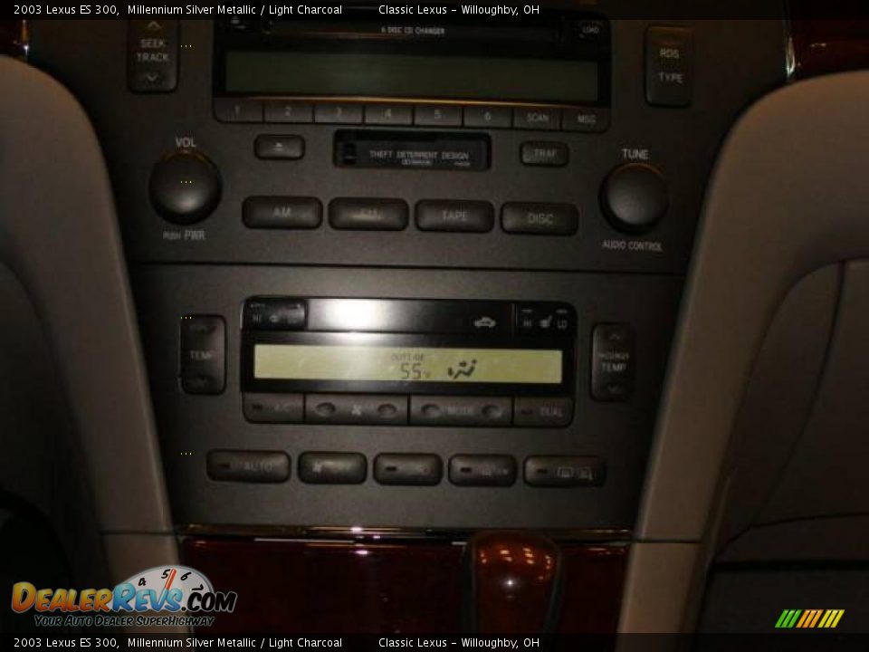 2003 Lexus ES 300 Millennium Silver Metallic / Light Charcoal Photo #14