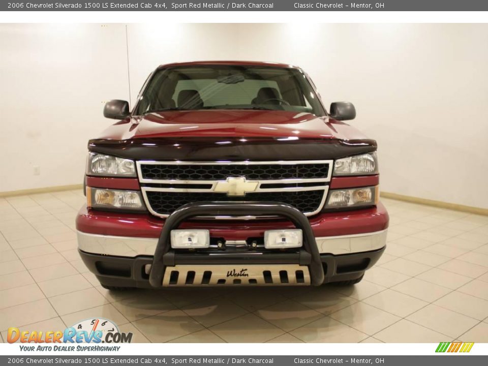 2006 Chevrolet Silverado 1500 LS Extended Cab 4x4 Sport Red Metallic / Dark Charcoal Photo #2