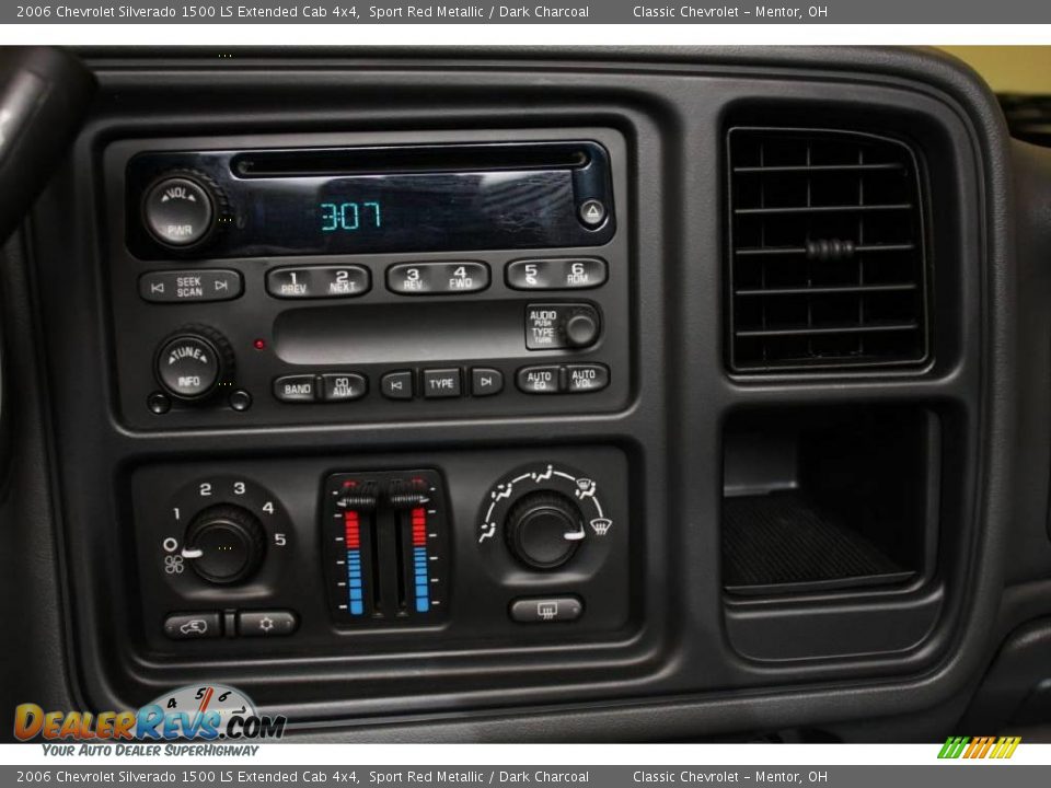 2006 Chevrolet Silverado 1500 LS Extended Cab 4x4 Sport Red Metallic / Dark Charcoal Photo #11