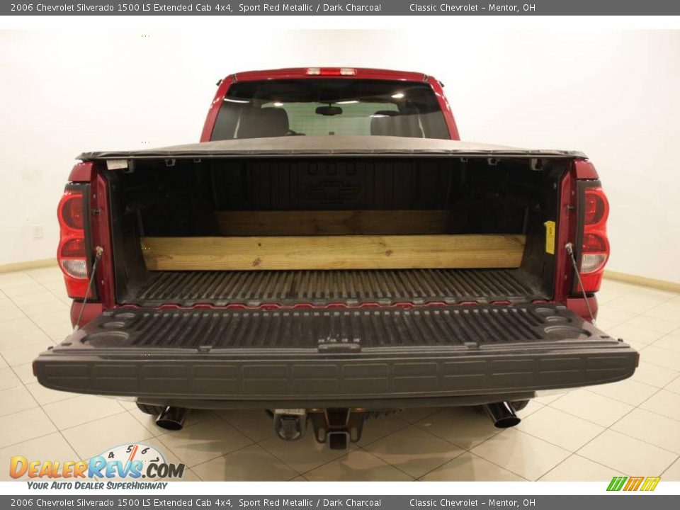 2006 Chevrolet Silverado 1500 LS Extended Cab 4x4 Sport Red Metallic / Dark Charcoal Photo #15