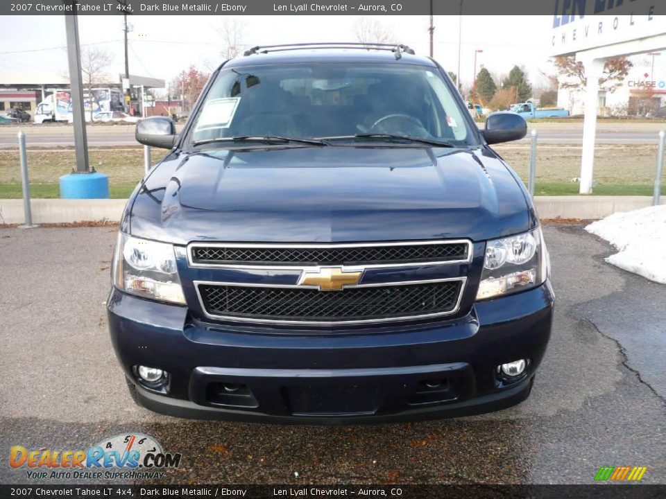2007 Chevrolet Tahoe LT 4x4 Dark Blue Metallic / Ebony Photo #2