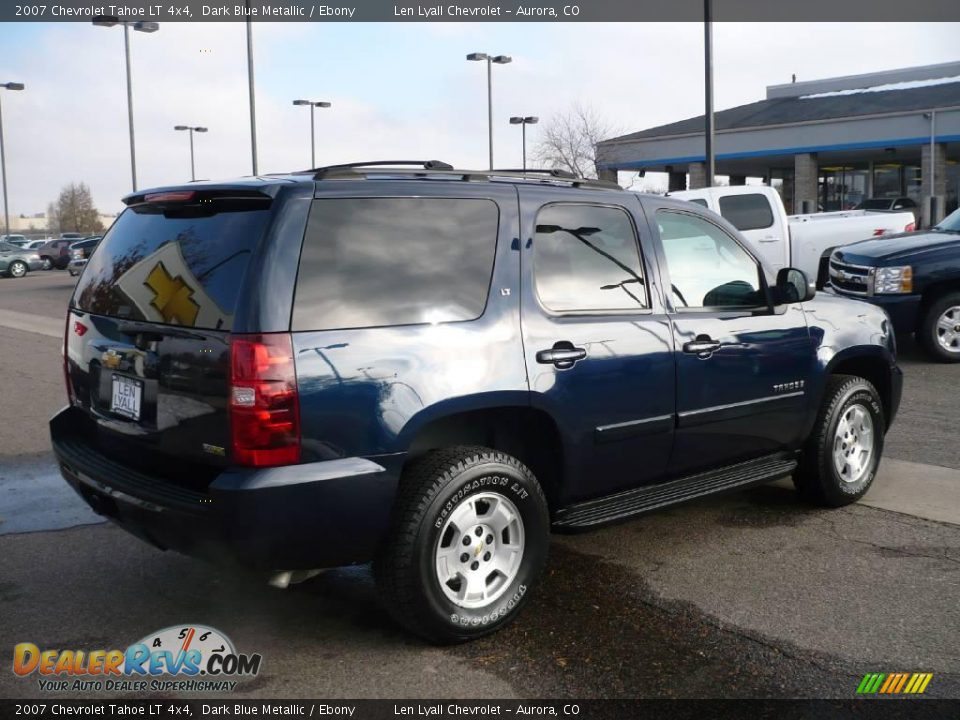 2007 Chevrolet Tahoe LT 4x4 Dark Blue Metallic / Ebony Photo #6