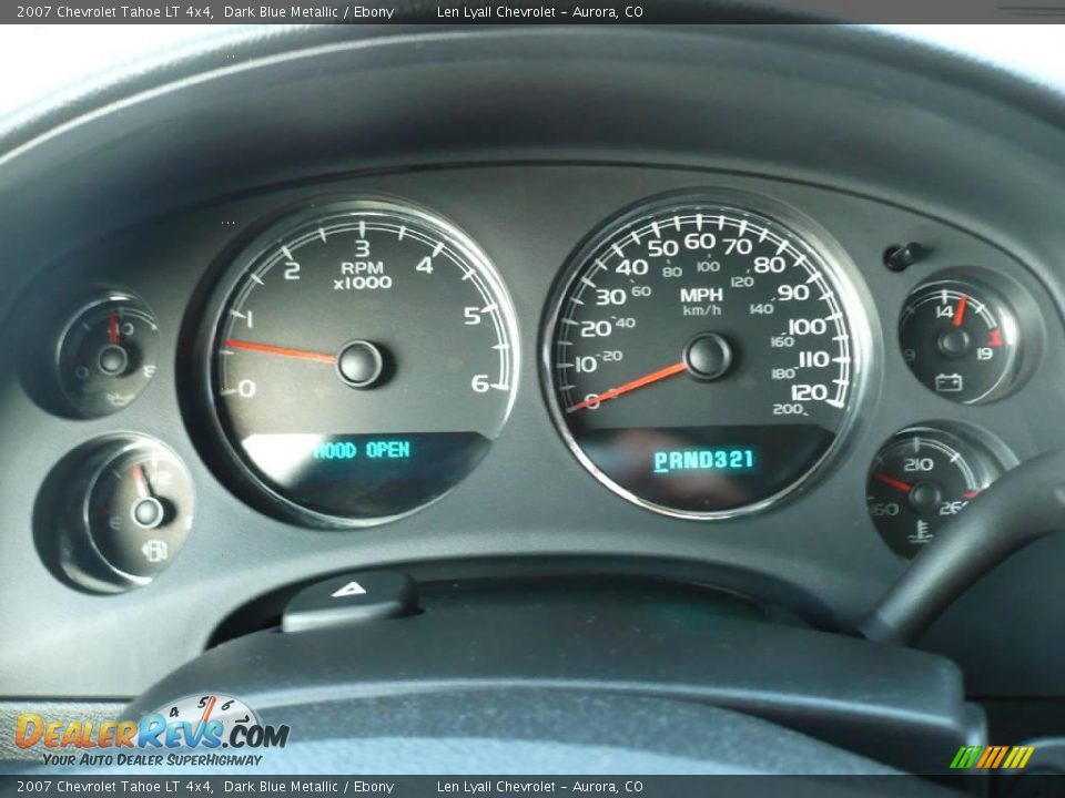 2007 Chevrolet Tahoe LT 4x4 Dark Blue Metallic / Ebony Photo #19