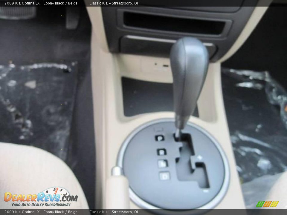 2009 Kia Optima LX Ebony Black / Beige Photo #8