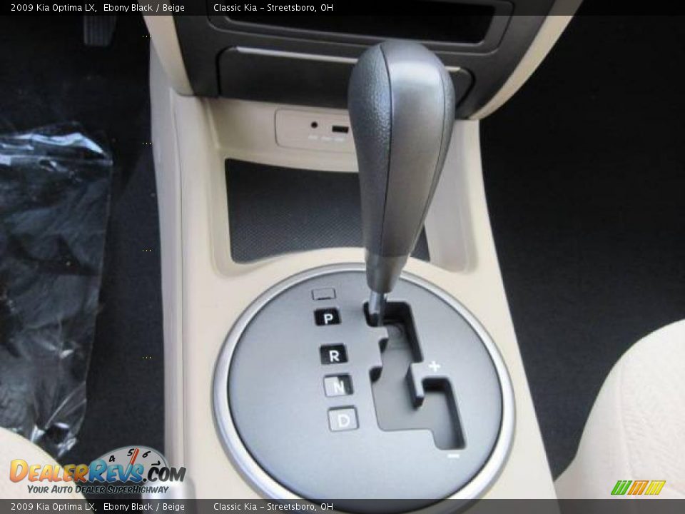 2009 Kia Optima LX Ebony Black / Beige Photo #8
