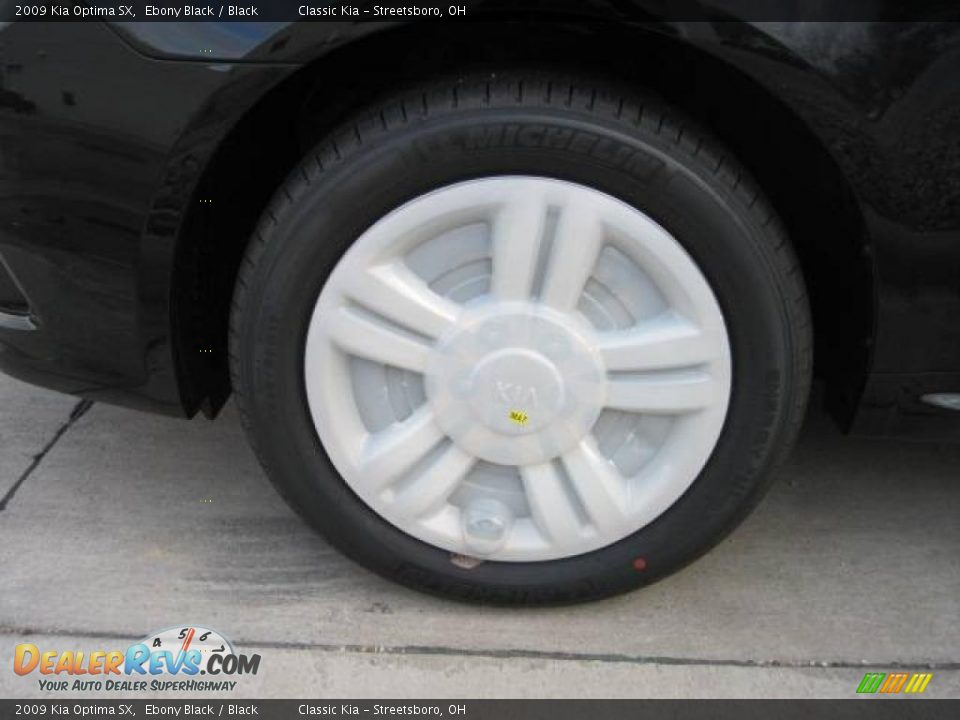 2009 Kia Optima SX Ebony Black / Black Photo #5