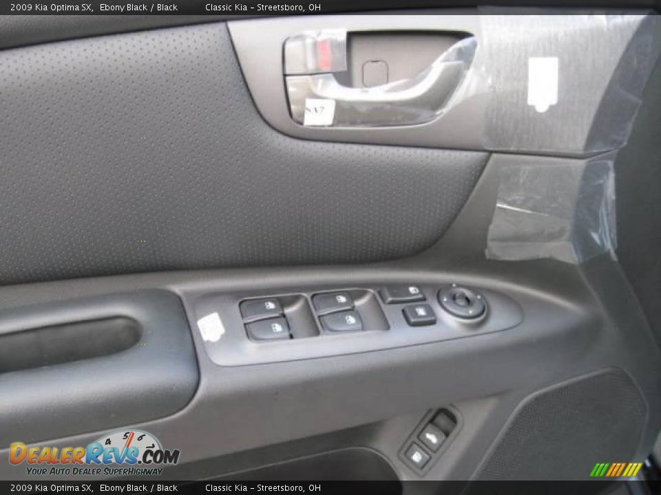2009 Kia Optima SX Ebony Black / Black Photo #6