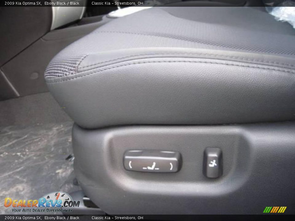 2009 Kia Optima SX Ebony Black / Black Photo #7