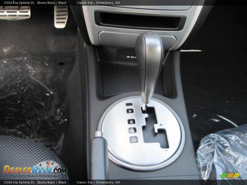 2009 Kia Optima SX Ebony Black / Black Photo #9