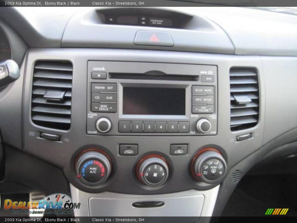 2009 Kia Optima SX Ebony Black / Black Photo #10
