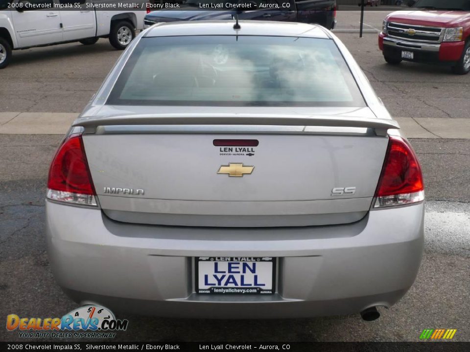 2008 Chevrolet Impala SS Silverstone Metallic / Ebony Black Photo #5