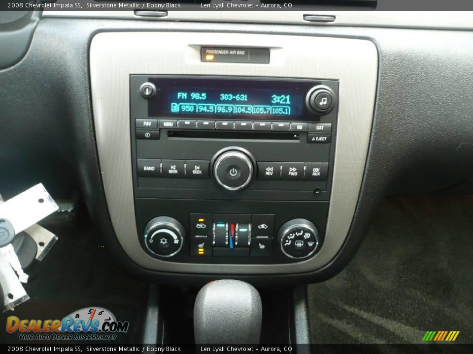 2008 Chevrolet Impala SS Silverstone Metallic / Ebony Black Photo #18