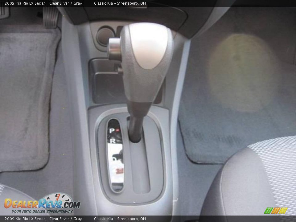2009 Kia Rio LX Sedan Clear Silver / Gray Photo #8