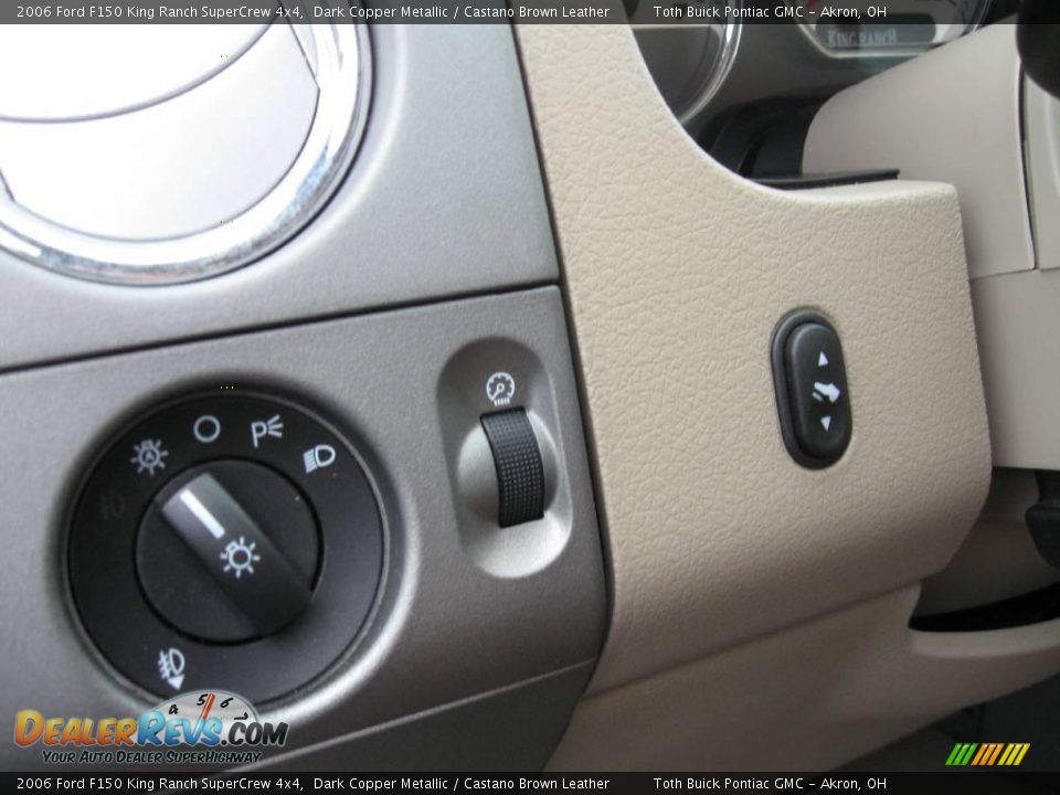 2006 Ford F150 King Ranch SuperCrew 4x4 Dark Copper Metallic / Castano Brown Leather Photo #9