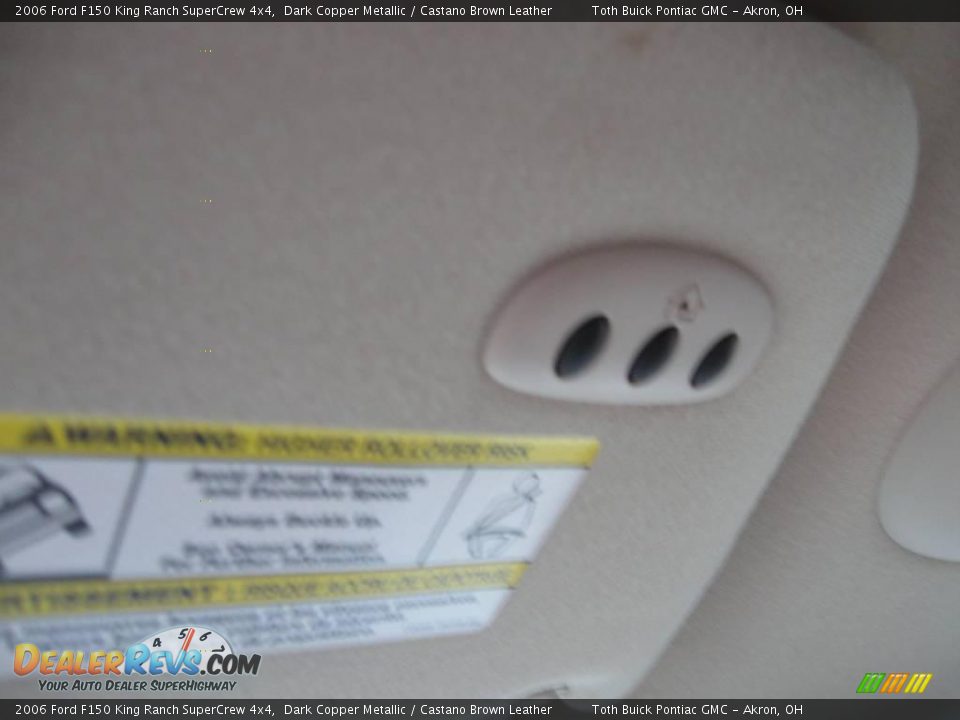 2006 Ford F150 King Ranch SuperCrew 4x4 Dark Copper Metallic / Castano Brown Leather Photo #10