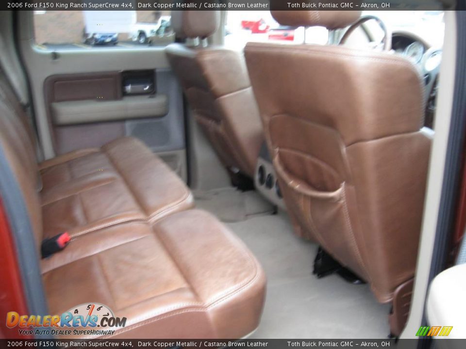 2006 Ford F150 King Ranch SuperCrew 4x4 Dark Copper Metallic / Castano Brown Leather Photo #14