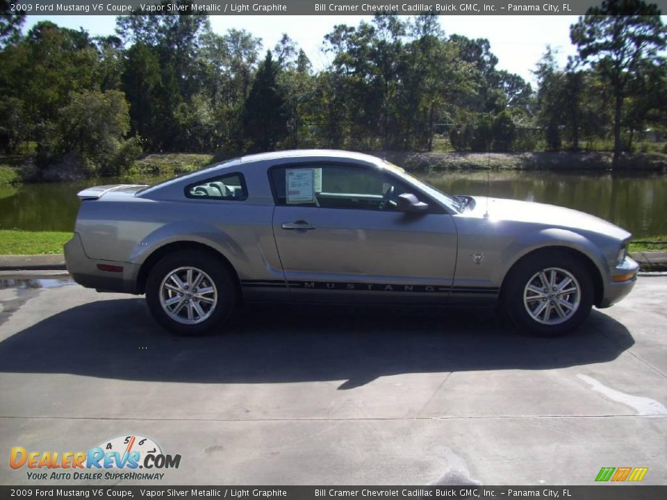 2009 Ford Mustang V6 Coupe Vapor Silver Metallic / Light Graphite Photo #1
