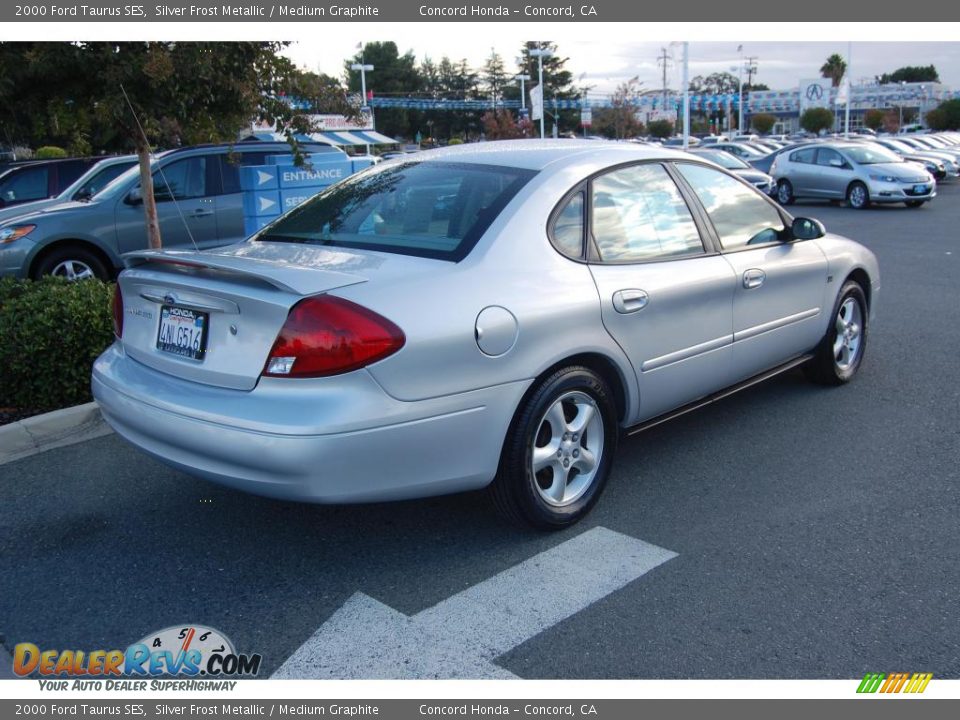 2000 Ford Taurus SES Silver Frost Metallic / Medium Graphite Photo #3