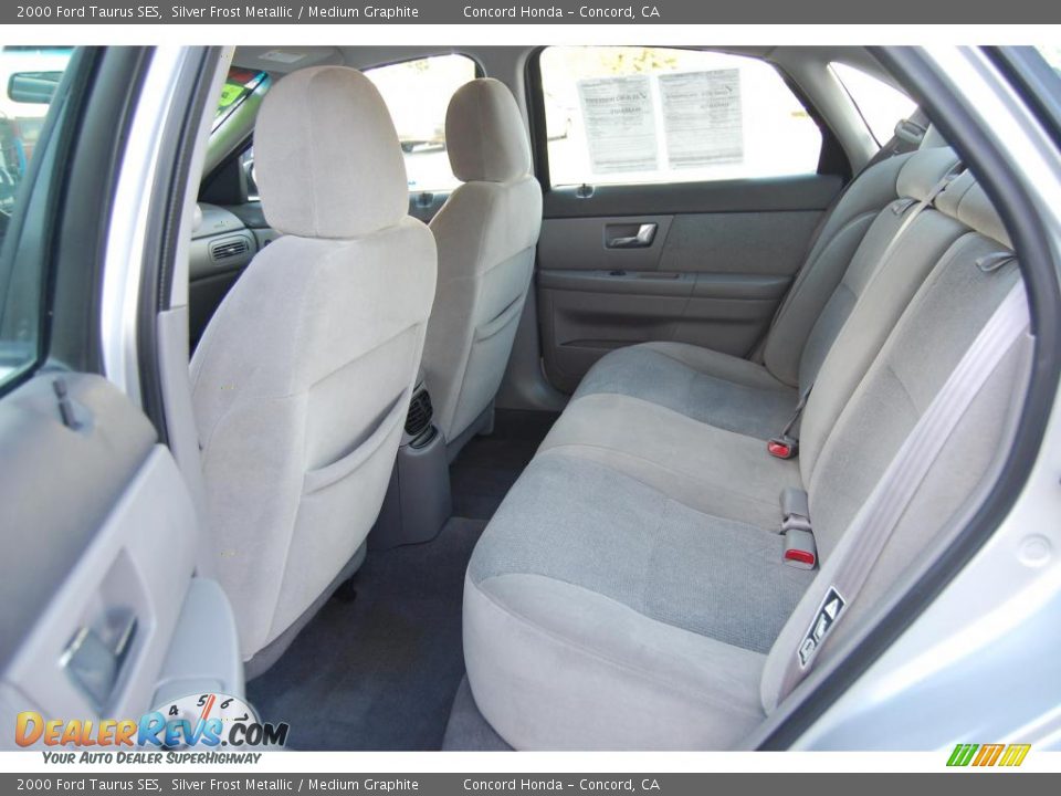 2000 Ford Taurus SES Silver Frost Metallic / Medium Graphite Photo #11
