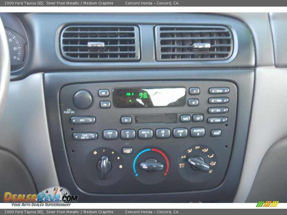 2000 Ford Taurus SES Silver Frost Metallic / Medium Graphite Photo #13