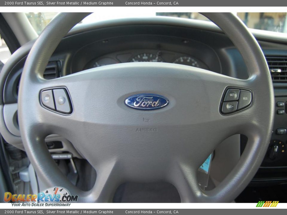 2000 Ford Taurus SES Silver Frost Metallic / Medium Graphite Photo #19