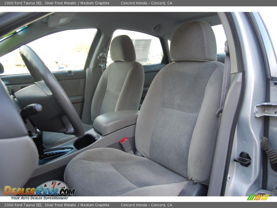 2000 Ford Taurus SES Silver Frost Metallic / Medium Graphite Photo #21