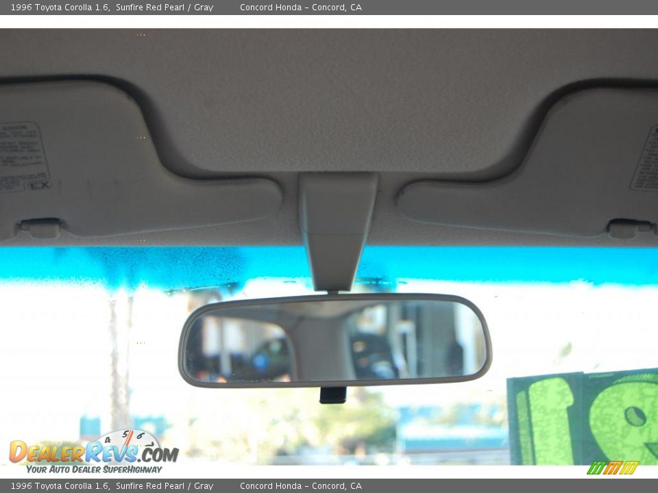 1996 Toyota Corolla 1.6 Sunfire Red Pearl / Gray Photo #14
