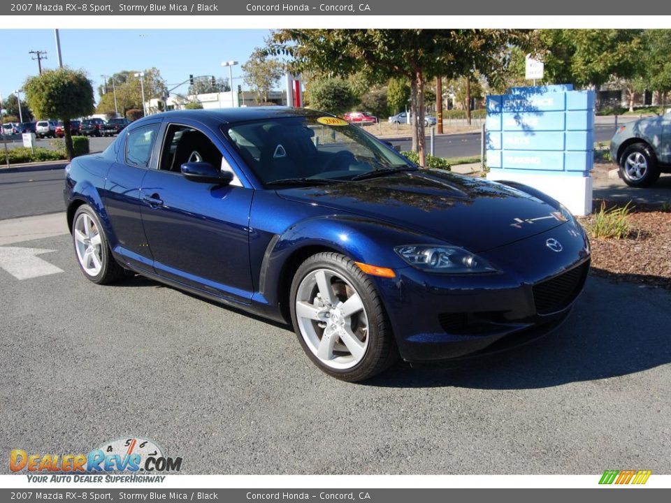 2007 Mazda RX-8 Sport Stormy Blue Mica / Black Photo #1