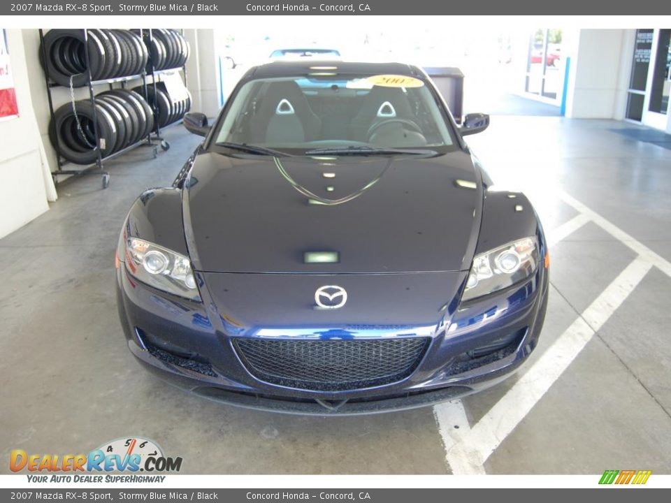 2007 Mazda RX-8 Sport Stormy Blue Mica / Black Photo #8