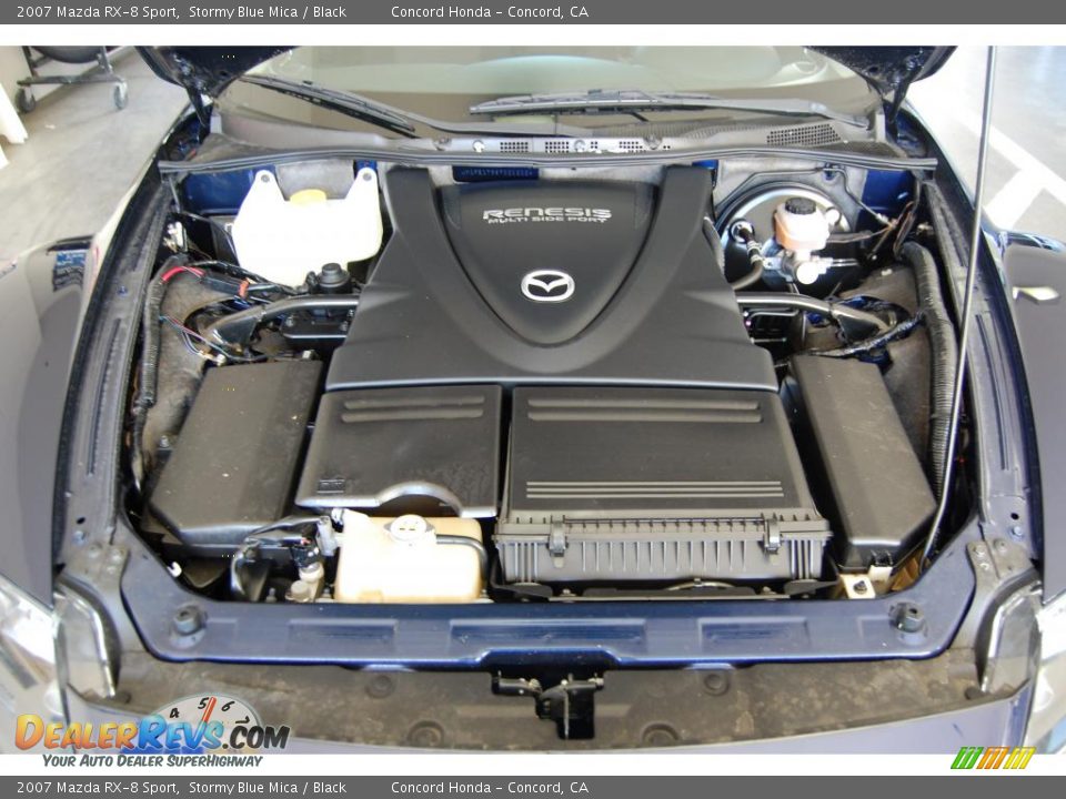 2007 Mazda RX-8 Sport Stormy Blue Mica / Black Photo #9
