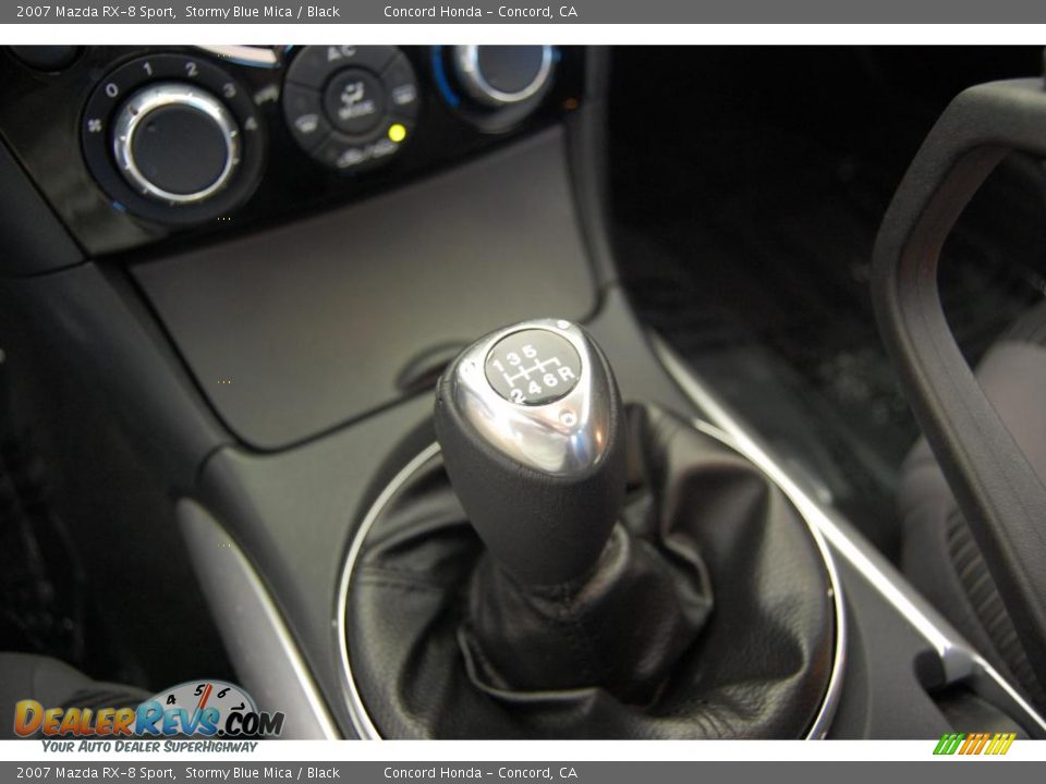 2007 Mazda RX-8 Sport Stormy Blue Mica / Black Photo #19