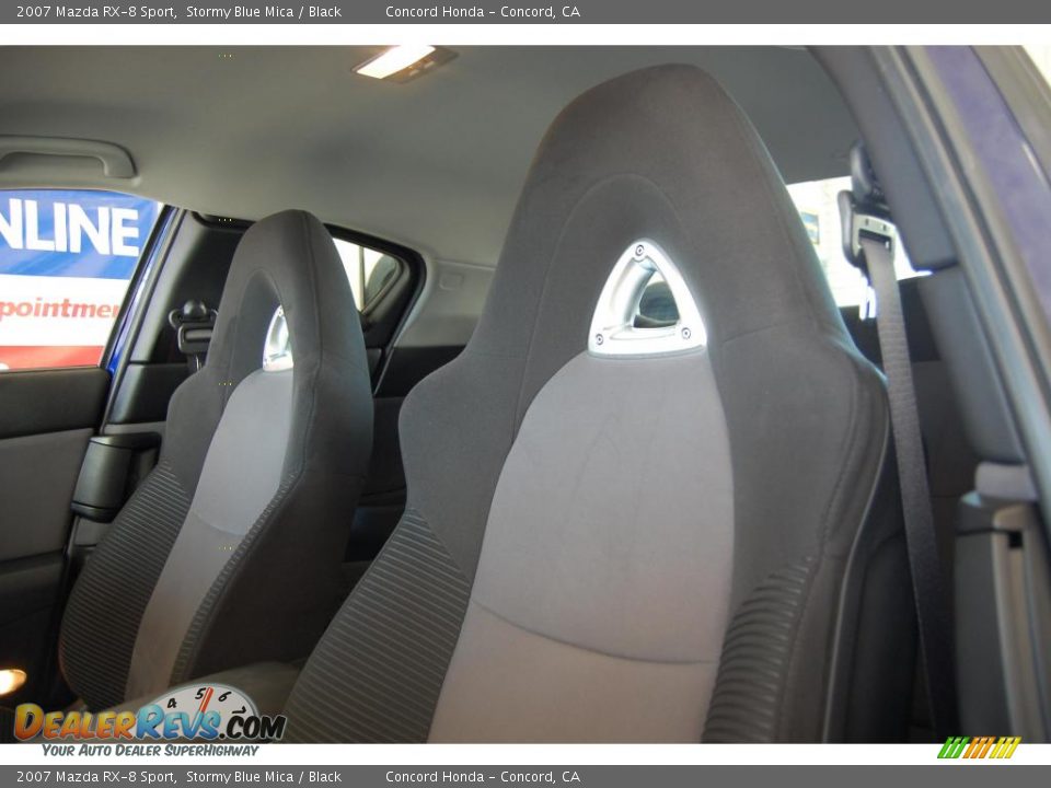 2007 Mazda RX-8 Sport Stormy Blue Mica / Black Photo #20