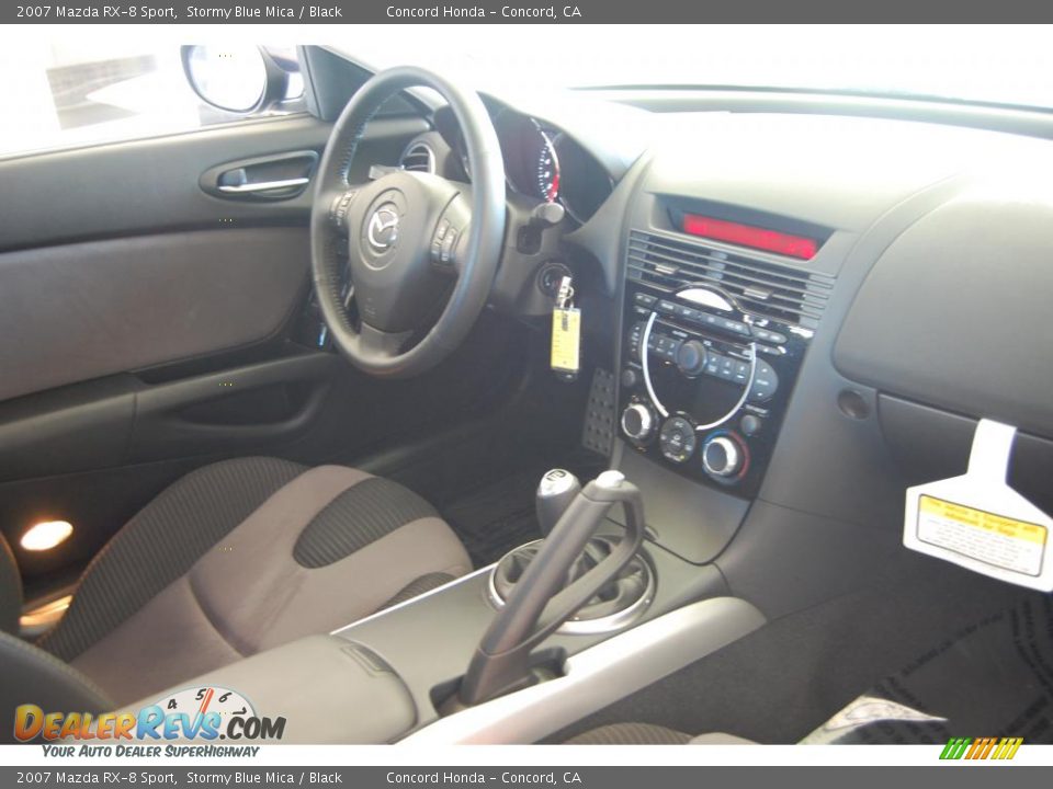 2007 Mazda RX-8 Sport Stormy Blue Mica / Black Photo #21
