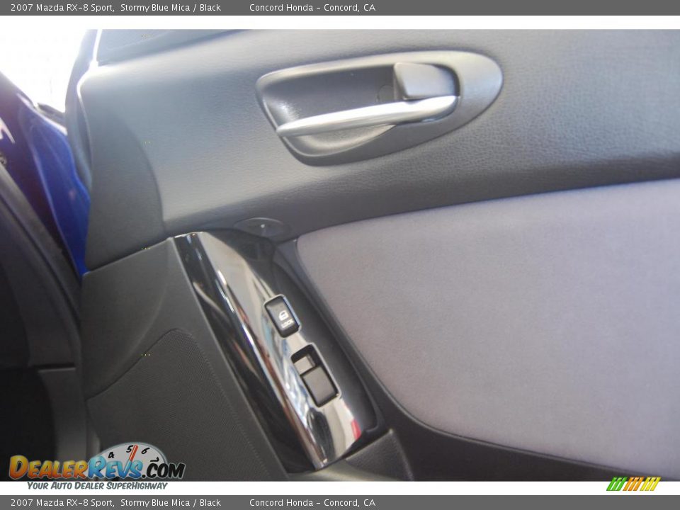 2007 Mazda RX-8 Sport Stormy Blue Mica / Black Photo #22