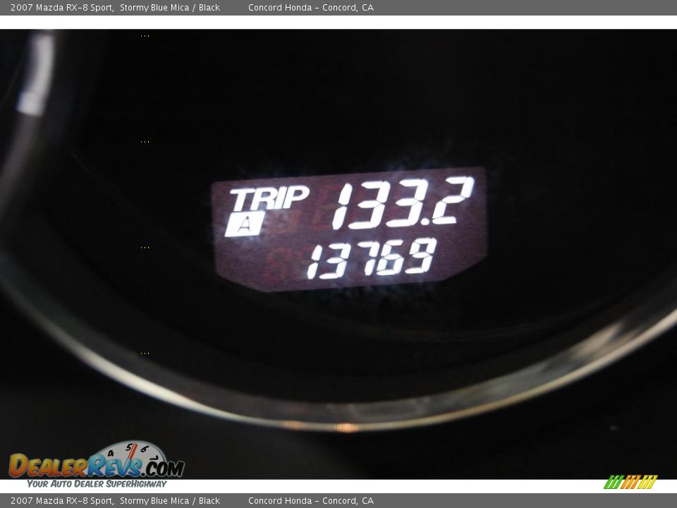 2007 Mazda RX-8 Sport Stormy Blue Mica / Black Photo #23