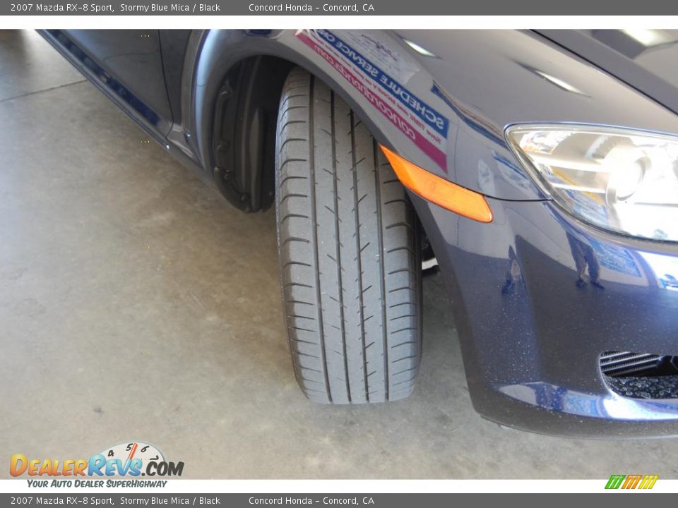 2007 Mazda RX-8 Sport Stormy Blue Mica / Black Photo #24